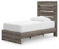 Urbanoore Twin Panel Storage Bed, Dresser and Mirror