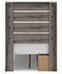 Urbanoore Twin Panel Storage Bed, Dresser, Mirror, Chest and Nightstand