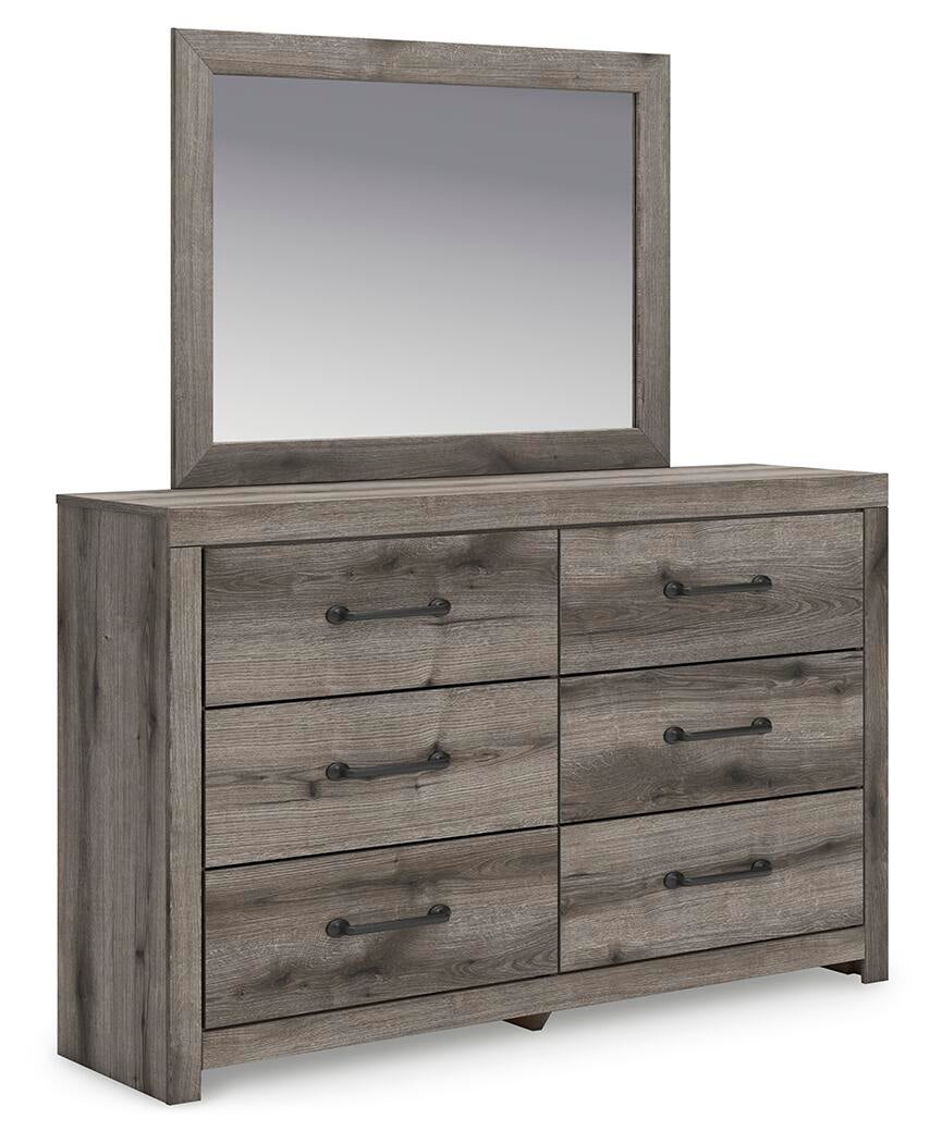 Urbanoore Full Panel Bed with Storage, Dresser, Mirror, Chest and Nightstand