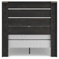 Delmorta Full Panel Bed, Dresser, Mirror and Nightstand