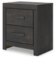 Delmorta Full Panel Bed, Dresser, Mirror and Nightstand