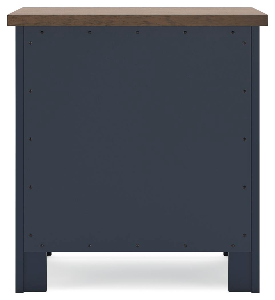 Landocken Twin Panel Headboard, Dresser, Mirror and Nightstand