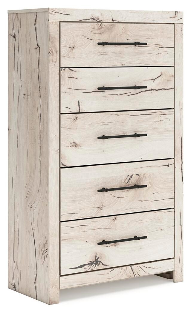 Lawroy King Panel Headboard, Dresser, Mirror, Chest and Nightstand