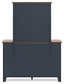 Landocken Queen Panel Headboard, Dresser and Mirror