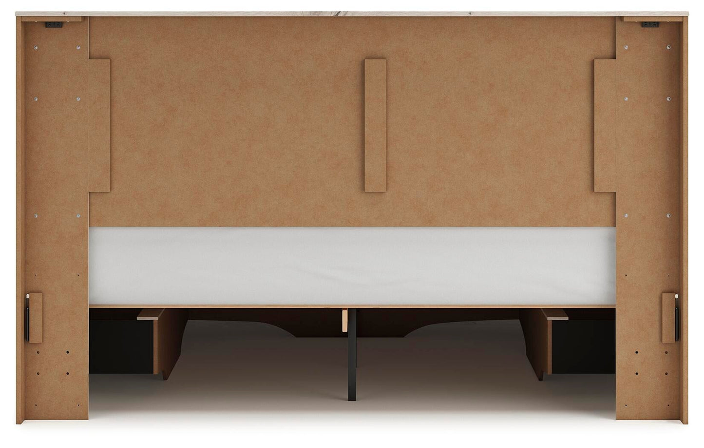 Lawroy King Panel Storage Bed, Dresser and Mirror