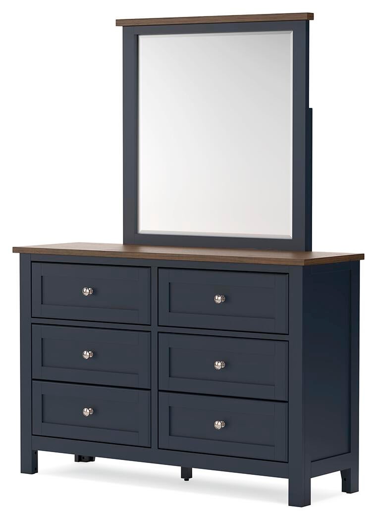 Landocken Full Panel Headboard, Dresser, Mirror and Nightstand