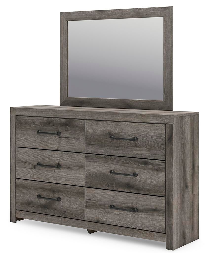 Urbanoore Full Panel Storage Bed, Dresser, Mirror and Nightstand