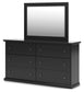 Maribel King Panel Bed, Dresser, Mirror, Chest and Nightstand