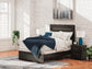 Delmorta Full Panel Bed, Dresser and Mirror