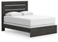Delmorta Queen Panel Bed, Dresser, Mirror and Nightstand
