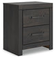 Delmorta Full Panel Storage Bed, Dresser, Mirror and Nightstand
