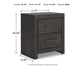 Delmorta Full Panel Storage Bed, Dresser, Mirror and Nightstand