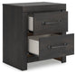 Delmorta Twin Panel Storage Bed, Dresser, Mirror, Chest and Nightstand
