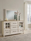 Shaybrock California King Panel Bed, Dresser, Mirror, Chest and Nightstand