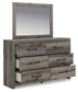 Urbanoore King Panel Bed, Dresser, Mirror and Nightstand