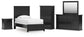 Maribel Twin Panel Bed, Dresser, Mirror, Chest and Nightstand