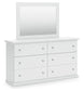 Bostwick Shoals Queen Panel Bed, Dresser, Mirror and Nightstand