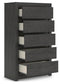 Parlayon King Panel Storage Bed, Dresser, Mirror, Chest and Nightstand