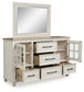 Shaybrock King Panel Bed, Dresser and Mirror