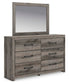 Urbanoore Queen Panel Bed, Dresser, Mirror and Nightstand