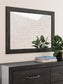Delmorta Twin Panel Bed with Storage, Dresser and Mirror