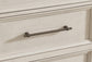 Shaybrock California King Panel Bed, Dresser, Mirror and Nightstand