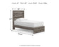Urbanoore Twin Panel Bed, Dresser, Mirror and Nightstand