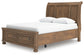 Vandenmore Queen Storage Sleigh Bed with Mirrored Dresser, Chest and Nightstand