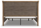 Vandenmore California King Storage Sleigh Bed with Mirrored Dresser, Chest and Nightstand