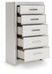 Birmonton King Upholstered Panel Platform Storage Bed, Dresser, Mirror, Chest and Nightstand