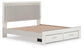 Birmonton King Upholstered Panel Platform Storage Bed, Dresser and Mirror