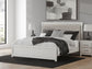 Birmonton King Upholstered Panel Platform Bed, Dresser, Mirror, Chest and Nightstand