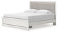 Birmonton King Upholstered Panel Bed, Dresser and Mirror