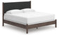 Cadmori King Upholstered Panel Bed, Dresser, Mirror, Chest and Nightstand