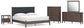 Cadmori King Upholstered Panel Bed, Dresser, Mirror, Chest and Nightstand