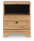 Galletyn Full Panel Bed with Mirrored Dresser and Nightstand