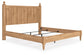 Galletyn King Panel Bed with Mirrored Dresser