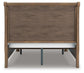 Vandenmore Queen Storage Sleigh Bed with Mirrored Dresser and Nightstand