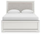 Birmonton Queen Upholstered Panel Bed, Dresser, Mirror, Chest and Nightstand
