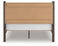 Cadmori Queen Panel Platform Bed, Dresser, Mirror and Nightstand