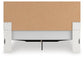 Birmonton King Upholstered Panel Platform Storage Bed, Dresser, Mirror and Nightstand