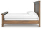 Vandenmore King Panel Bed with Mirrored Dresser