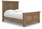 Vandenmore Queen Panel Bed with Mirrored Dresser, Chest and Nightstand