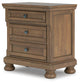 Vandenmore Queen Panel Bed with Mirrored Dresser, Chest and Nightstand