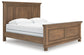 Vandenmore King Panel Bed with Mirrored Dresser, Chest and Nightstand