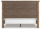 Vandenmore California King Panel Bed with Mirrored Dresser