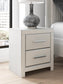 Birmonton Queen Upholstered Panel Platform Bed, Dresser, Mirror, Chest and Nightstand