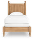 Galletyn Twin Panel Bed with Mirrored Dresser and Nightstand