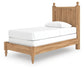 Galletyn Twin Panel Bed with Mirrored Dresser and Nightstand