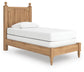 Galletyn Twin Panel Bed with Mirrored Dresser and Nightstand